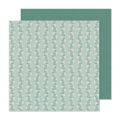 Gingham Garden - Crate Paper - Double-Sided Cardstock 12"X12" -  Garden Wall