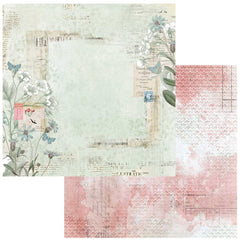 Vintage Artistry Tranquility - 49 & Market - Double-Sided Cardstock 12"X12" - Genuine Calm