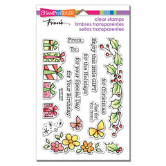 Stampendous - Clear Stamp - Gift Border  (4"x6") (6065)