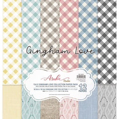 Gingham Love - Memory Place - Asuka Studio - Collection Pack 12"X12"