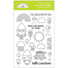 Over the Rainbow - Doodlebug - Clear Doodle Stamps -  Gnome Sweet Gnome