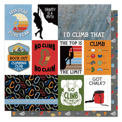 Rock Climbing - PhotoPlay - Double-Sided Cardstock 12"X12" -  Gravity