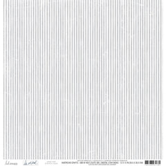 Set Sail - Heidi Swapp - Double-Sided Cardstock 12"X12" - Gray Stripes