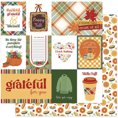 Autumn Greetings - PhotoPlay - Double-Sided Cardstock 12"X12" - Happy Fall