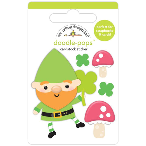 Over the Rainbow - Doodlebug - Doodle-Pops 3D Stickers -  Happy Go Lucky