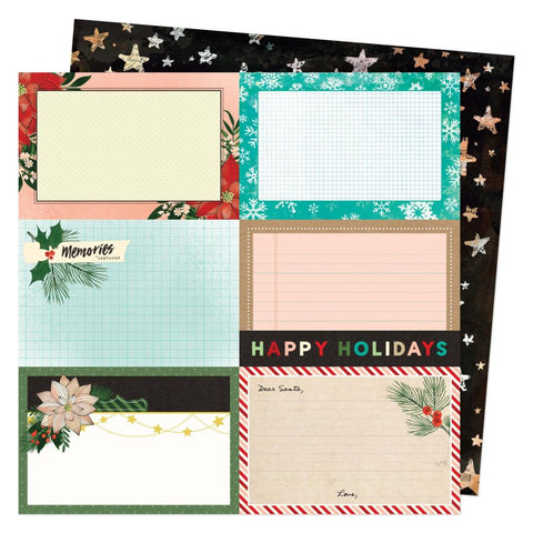 Warm Wishes - Vicki Boutin - Double-Sided Cardstock 12"X12" - Happy Holidays