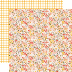 Flora No. 5 - Carta Bella - Double-Sided Cardstock 12"X12" - Happy Small Floral