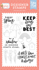 My Favorite Spring - Echo Park - Clear Stamp - Happy Spring