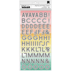 Sun Chaser - Heidi Swapp - Thickers Stickers 133/Pkg - Happy Day Alphabet
