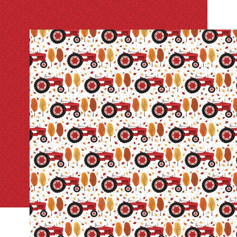 Fall - Echo Park - Double-Sided Cardstock 12"X12" - Hay Day