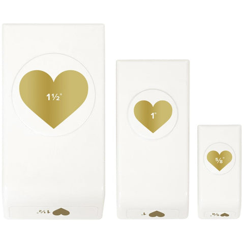 We R Memory Keepers - Layering Punches 3/Pkg - Hearts