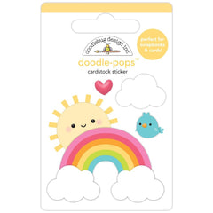 Over the Rainbow - Doodlebug - Doodle-Pops 3D Stickers - Hello Sunshine