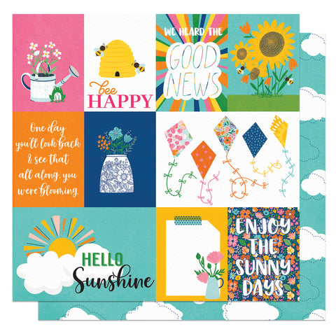 Oh What a Beautiful Day - PhotoPlay - 12"X12" Double-sided Patterned Paper - Hello Sunshine