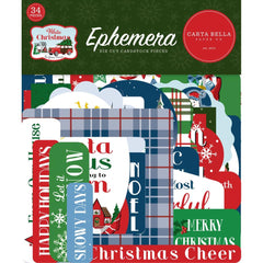 White Christmas - Carta Bella - Cardstock Ephemera 33/Pkg
