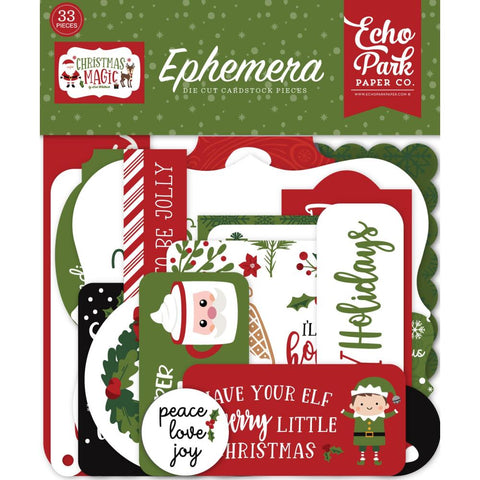 Christmas Magic  - Echo Park - Cardstock Ephemera 33/Pkg - Icons