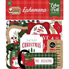 Jingle All The Way - Echo Park - Ephemera 33/Pkg - Icons