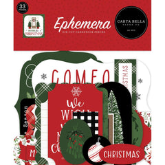 Home For Christmas - Carta Bella - Ephemera 33/Pkg - Icons