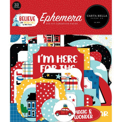 Believe In Magic - Carta Bella - Cardstock Ephemera 33/Pkg - Icons
