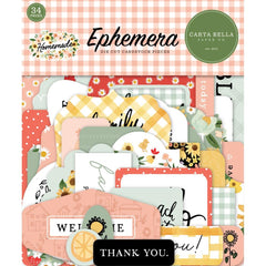 Homemade (2022) - Carta Bella - Cardstock Ephemera 33/Pkg - Icons