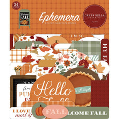 Welcome Fall - Carta Bella - Cardstock Ephemera 33/Pkg - Icons