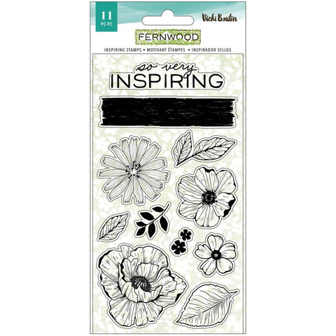 Fernwood - Vicki Boutin - Acrylic Stamps 11/Pkg - Inspiring