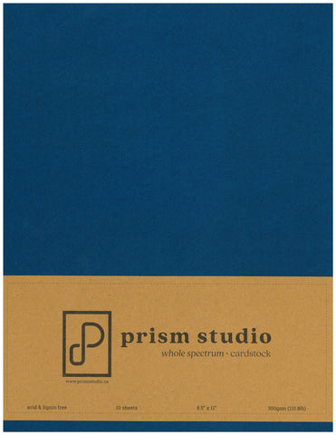Prism Studio - Whole Spectrum Heavyweight Cardstock 8.5"x11" (10 Sheets)  - Iris