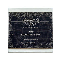 Graphic45 - Staples Album In A Box - Ivory (3228)