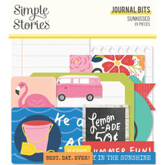 Sunkissed - Simple Stories - Bits & Pieces Die-Cuts 39/Pkg - Journal