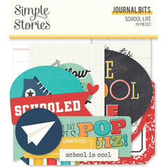 School Life - Simple Stories - Bits & Pieces Die-Cuts 39/Pkg - Journal