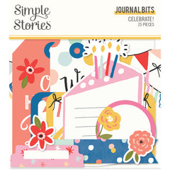 Celebrate! - Simple Stories - Journal Bits 25/pkg