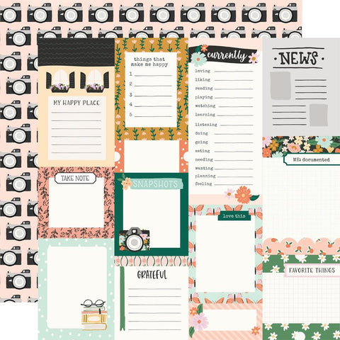 My Story - Simple Stories - Double-Sided Cardstock 12"X12" - Journal Elements