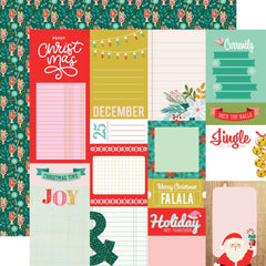 Mix & A-Mingle - Simple Stories - Double-Sided Cardstock 12"X12" - Journal Elements
