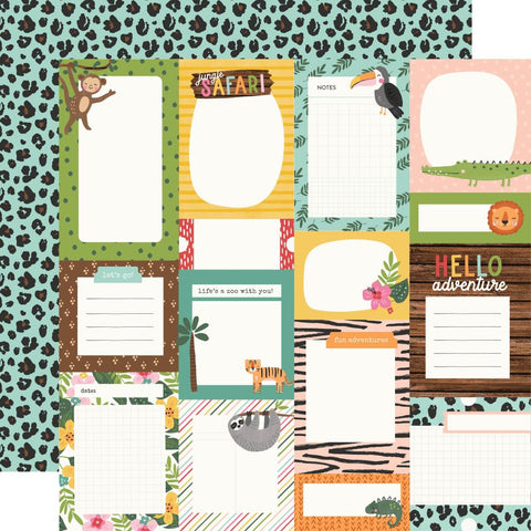 Into The Wild - Simple Stories - Double-Sided Cardstock 12"X12" - Journal Elements