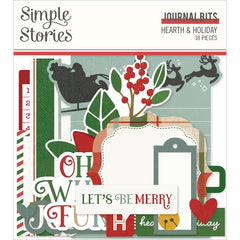 Hearth & Holiday - Simple Stories - Bits & Pieces Die-Cuts 38/Pkg - Journal