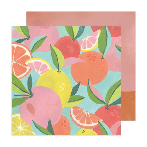 Sun Chaser - Heidi Swapp - Double-Sided Cardstock 12"X12" - Juicy