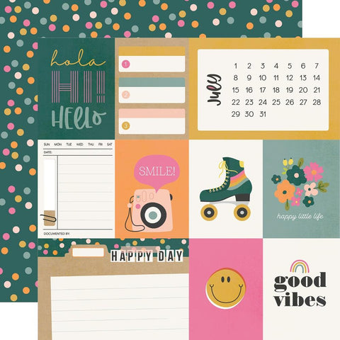 Good Stuff - Simple Stories - Double-Sided Cardstock 12"X12" - July