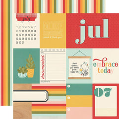 Hello Today - Simple Stories - Double-Sided Cardstock 12"X12" - July