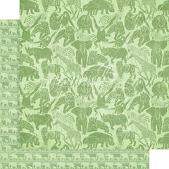 Wild & Free - Graphic45 - Double-Sided Cardstock 12"X12" - Jungle Gym