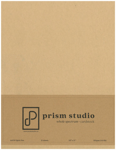 Prism Studio - Whole Spectrum Heavyweight Cardstock 8.5"x11" (10 Sheets)  - Kraft