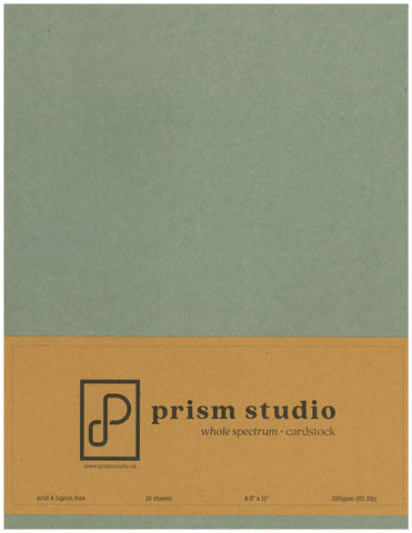 Prism Studio - Whole Spectrum Heavyweight Cardstock 8.5"x11" (10 Sheets)  - Lamb's Ear
