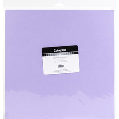 ColorPlan 100lb Cover Solid - Cardstock 12"X12" 10/Pkg - Lavender