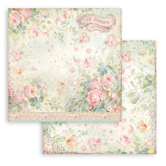 Rose Parfum - Stamperia  -  Double-Sided Cardstock 12"X12" - Le Jardin (5566)