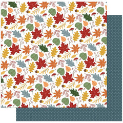 Autumn Greetings - PhotoPlay - Double-Sided Cardstock 12"X12" - Leaves Are Falling