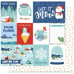 Frostival - PhotoPlay - Double-Sided Cardstock 12"X12" -  Let It Snow