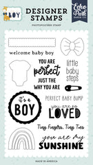 It's A Boy - Echo Park - Clear Stamp - Little Baby Steps