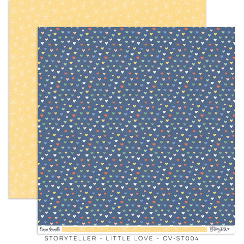 Storyteller - Cocoa Vanilla Studios - 12"x12" Double-sided Patterned Paper - Little Love