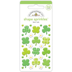 Over the Rainbow - Doodlebug - Sprinkles Adhesive Enamel Shape -  Lots O' Luck