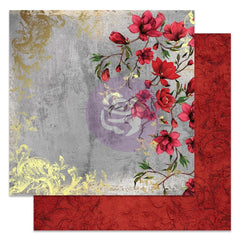 Magnolia Rouge - Prima Marketing - Double-Sided Cardstock 12"X12" - Magnolias In The Patio