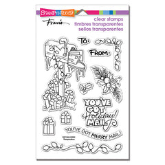 Stampendous - Clear Stamp - Mailbox Icicles  (4"x6") (4818)
