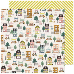 Market Square - Maggie Holmes - Double-Sided Cardstock 12"X12" - Main Street